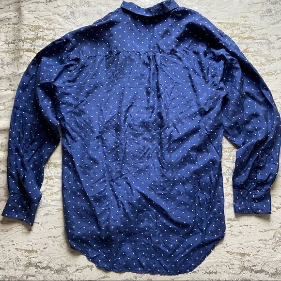 Santana Vintage 100% silk button down - Picture 8 of 11